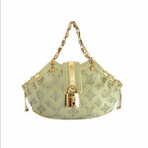 Louis Vuitton Jade Monogram Suede Strass Theda PM